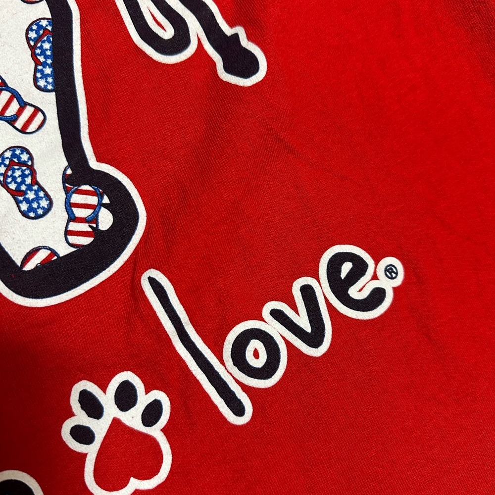 Puppie Love “flip-flop” t-shirt - Picture 5 of 11